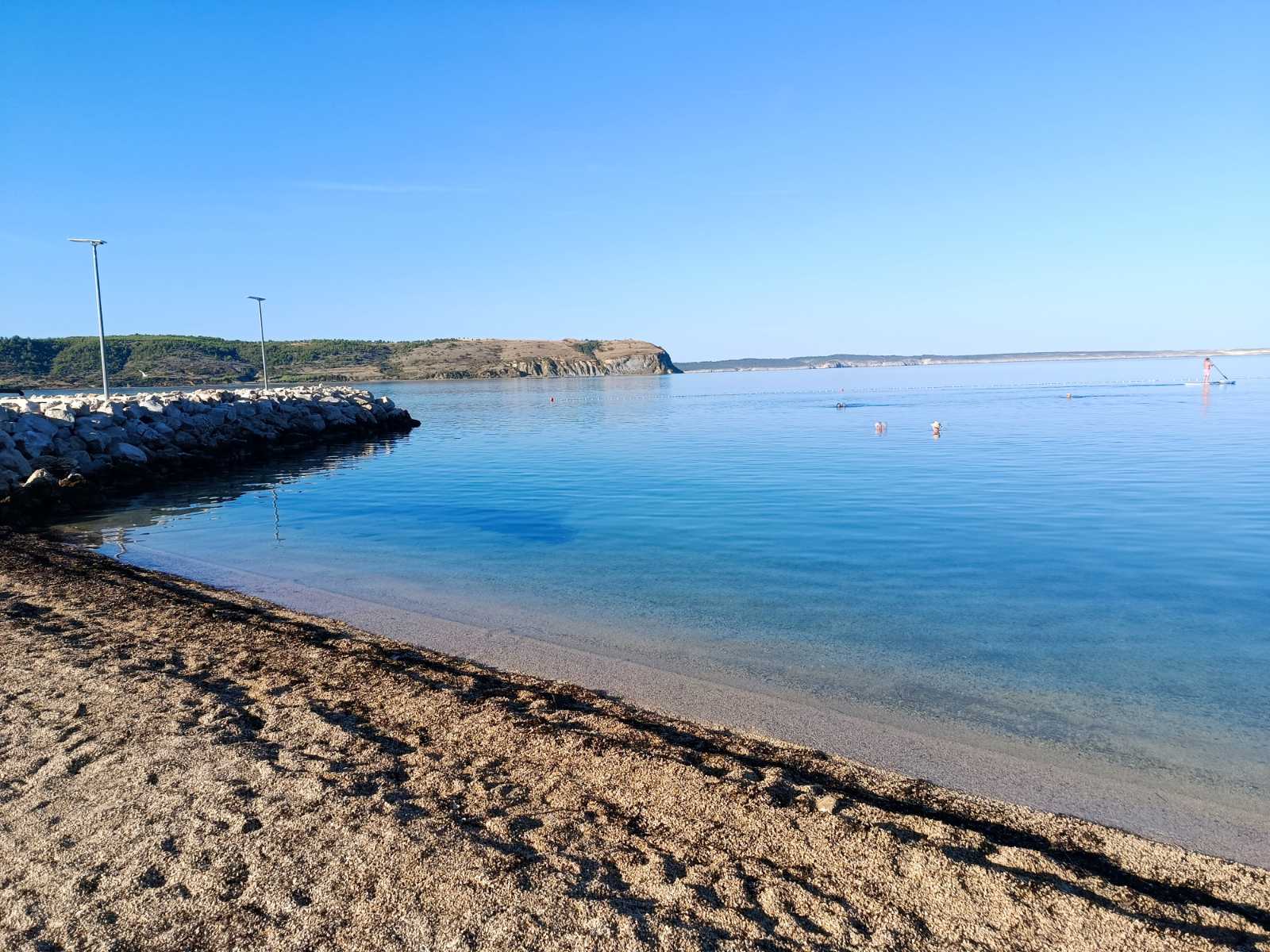 Spiaggia di Rtina vicino a Zara in Croazia